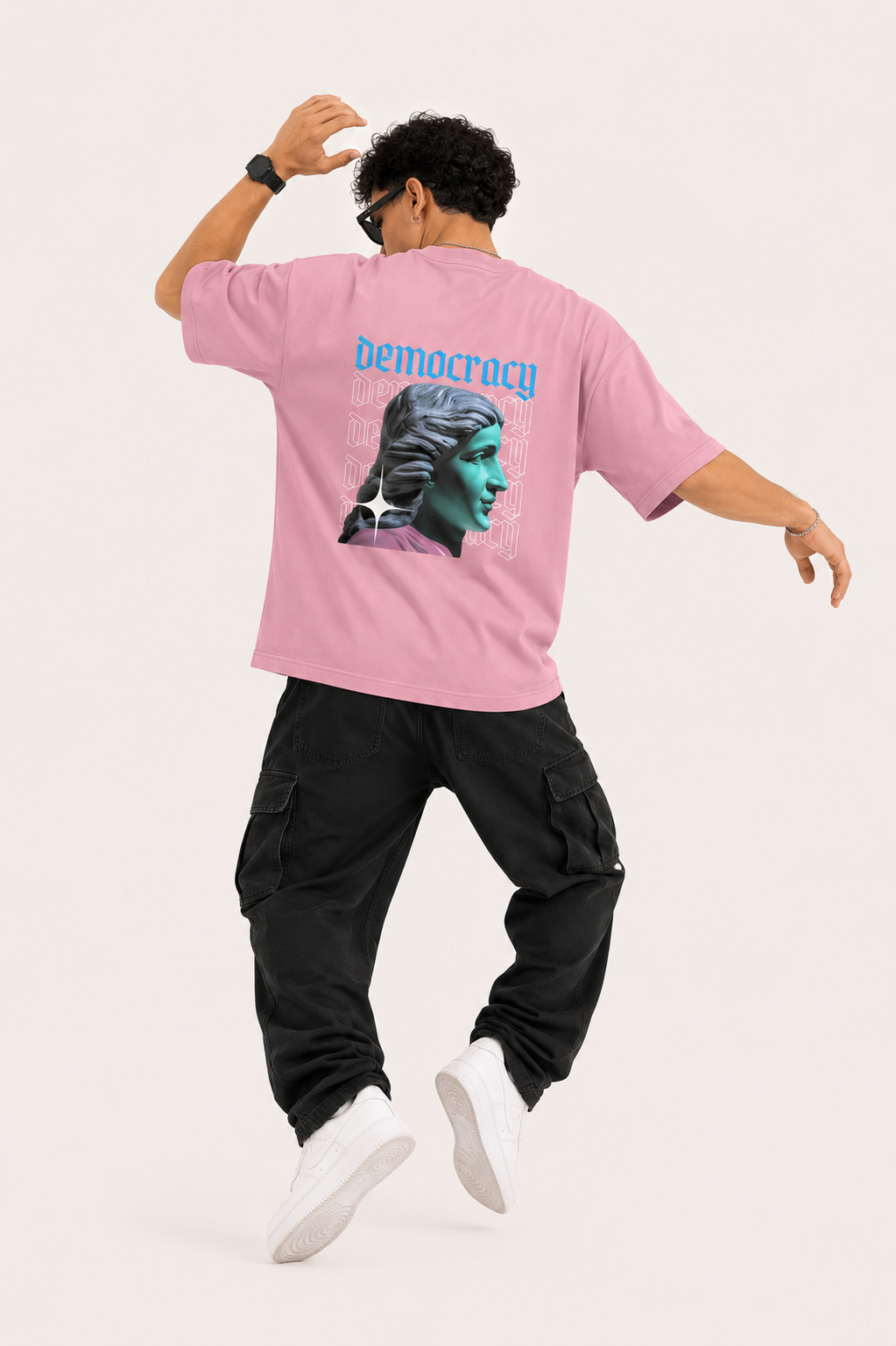 Democracy | Terry Oversized Tee | VMORA