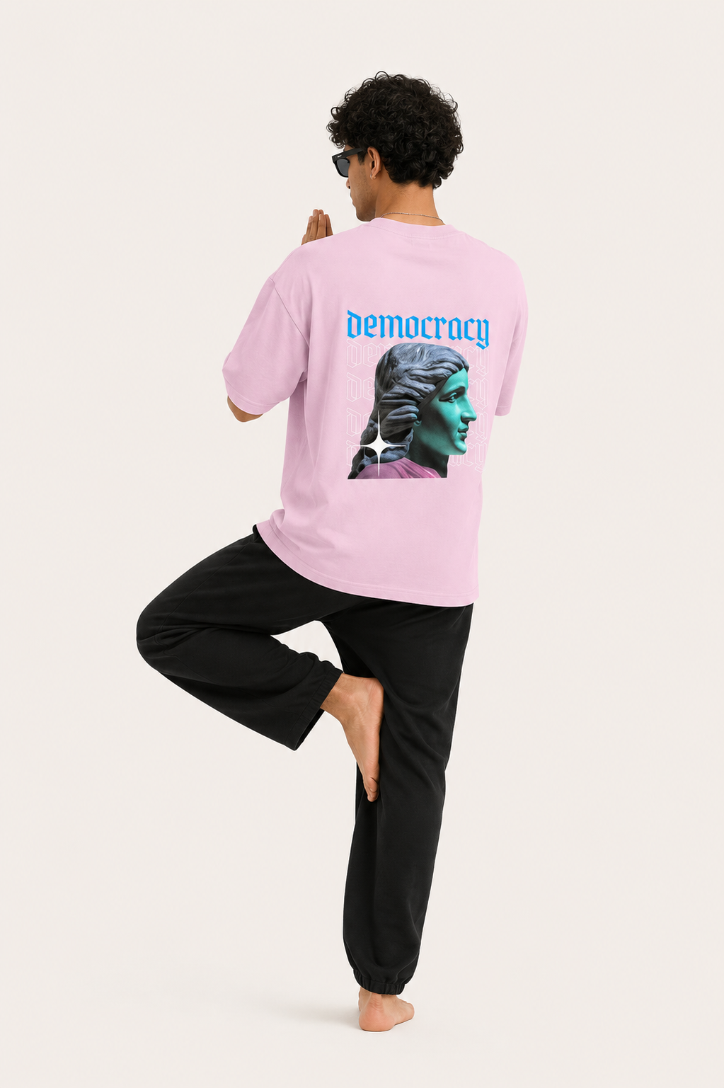 Democracy | Terry Oversized Tee | VMORA