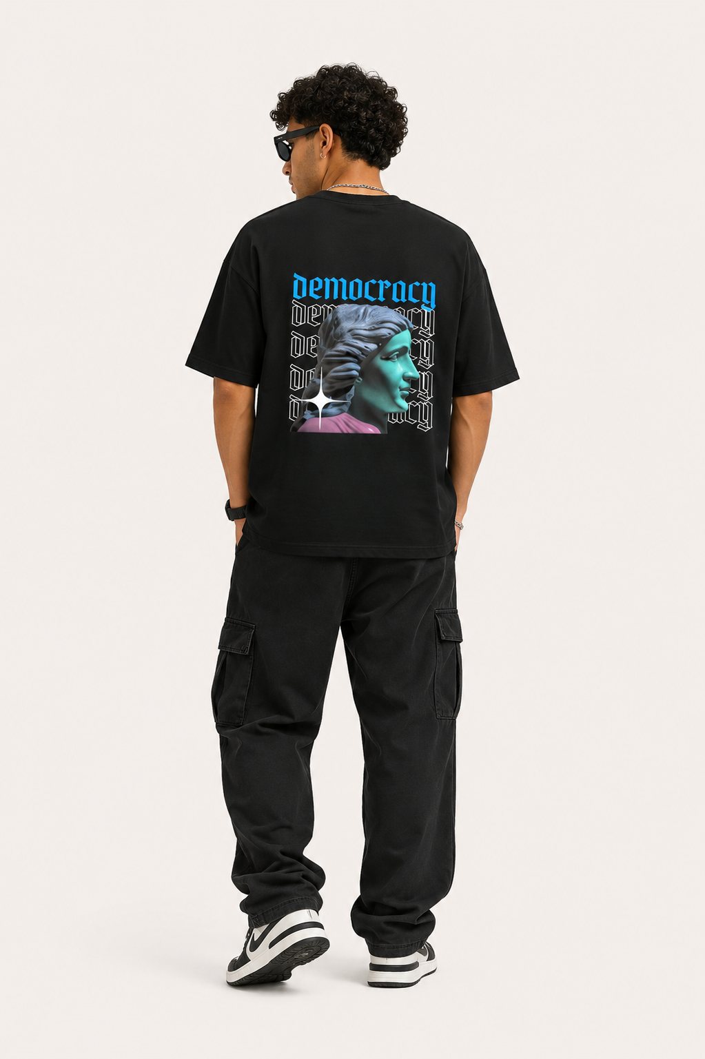 Democracy | Terry Oversized Tee | VMORA