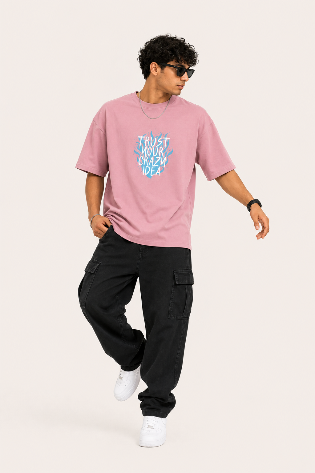 Trust Your Crazy Idea | Terry Oversized Tee | VMORA
