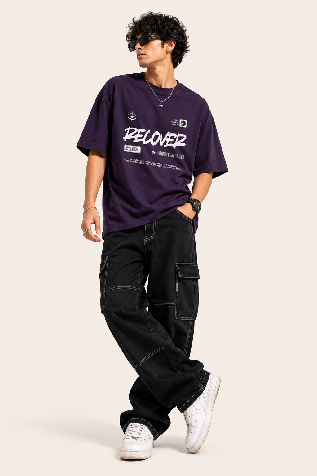Recover | Men's Premium Oversized Tee | VMORA