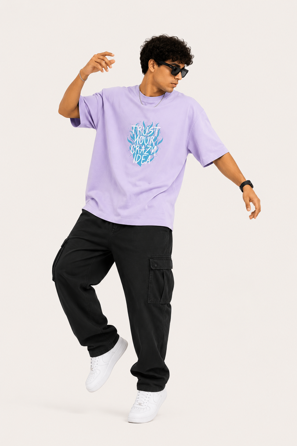 Trust Your Crazy Idea | Terry Oversized Tee | VMORA