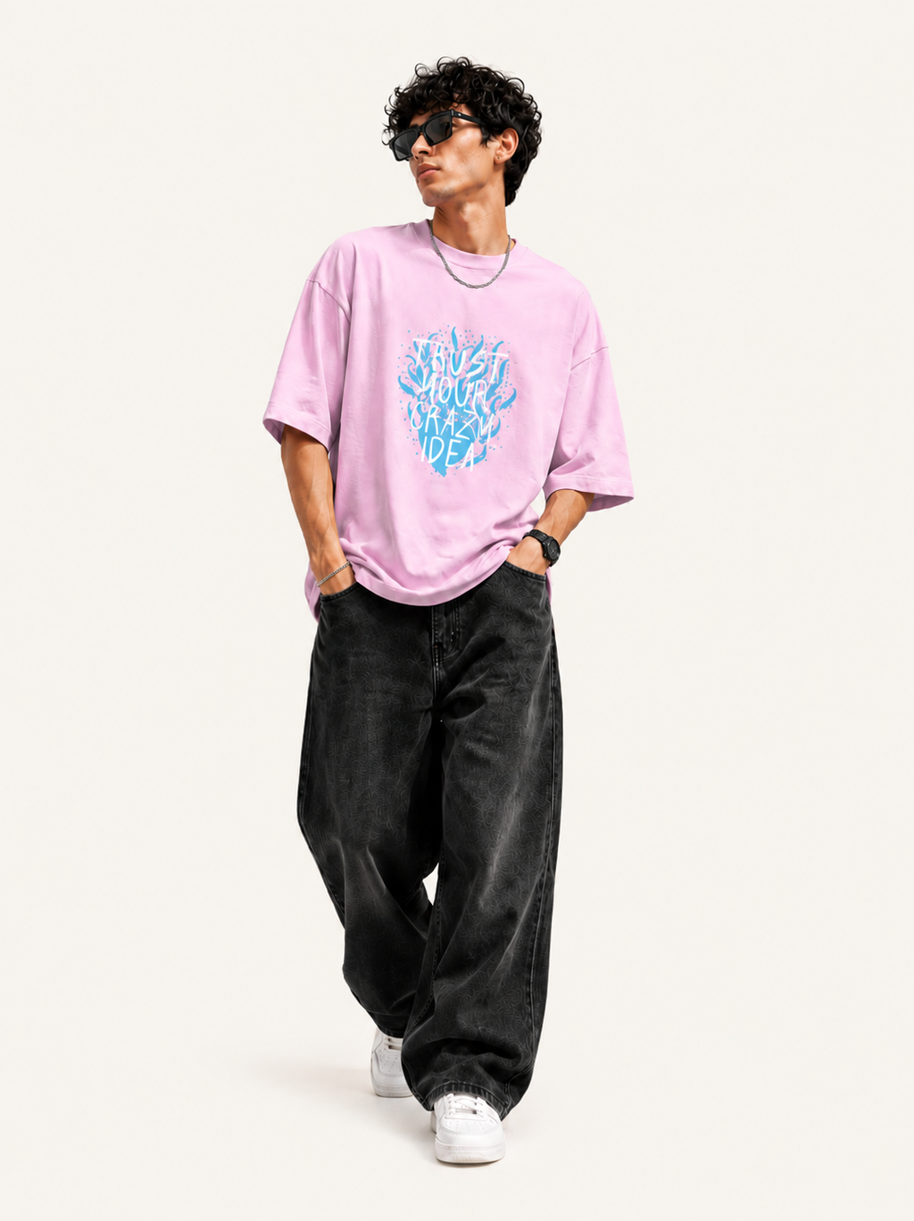 Trust Your Crazy Idea | Terry Oversized Tee | VMORA