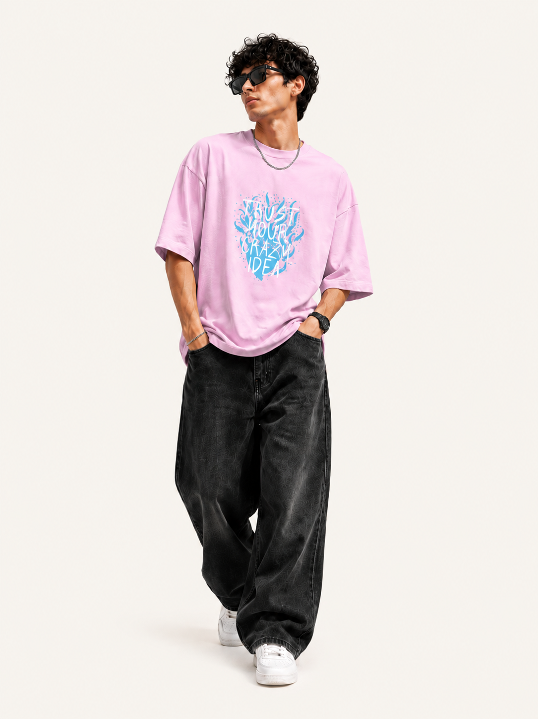 Trust Your Crazy Idea | Terry Oversized Tee | VMORA