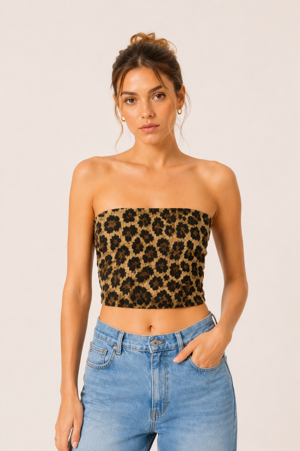 Leopard Muse Tube Top | VMORA