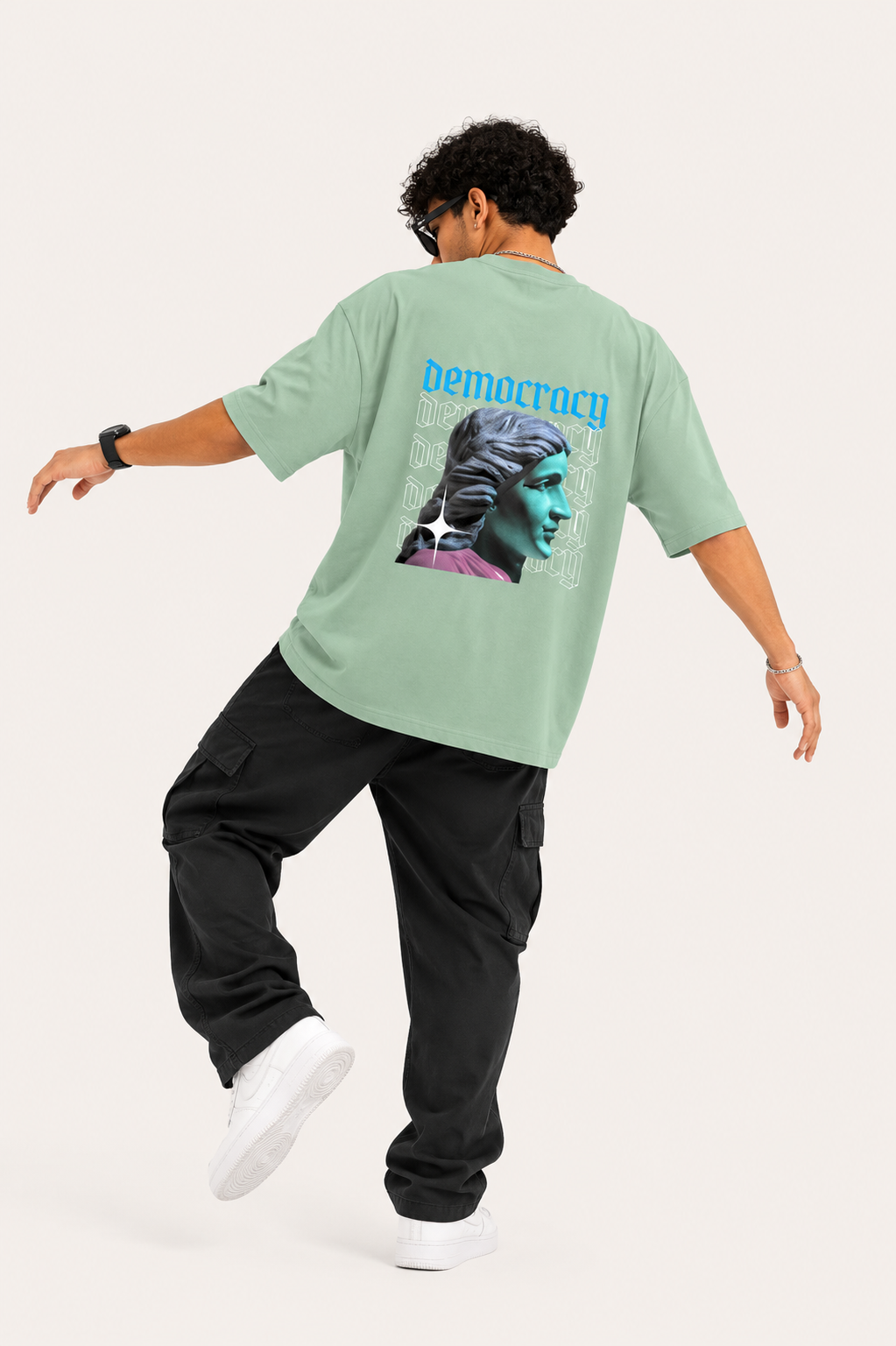Democracy | Terry Oversized Tee | VMORA